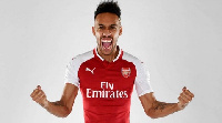 Aubameyang announced his new deal via a live video from Emirates Stadium