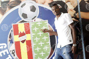 Bernard Mensah has been unveiled as a Getafe player