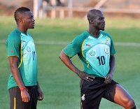 Sulley Muntari and Stephen Appiah