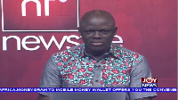 Samson Lardy Anyenini , Legal Practitioner and host of Newsfile