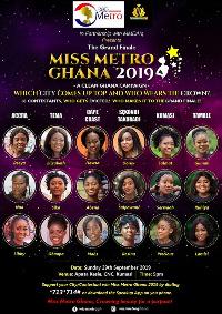 2019 Miss Metro Ghana contestants