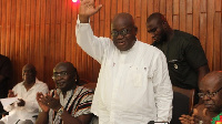 The President-elect - Nana Akufo-Addo and his Vice Bawumia visit Western Regional House of Chiefs.