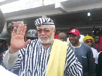 Former President Jerry John Rawlings