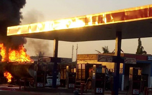 Excel fuel station went up in flames