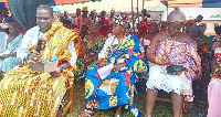 Chiefs from the four Traditional Areas in the Ketu North Municipality at the durbar