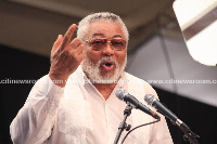 Former president JJ Rawlings