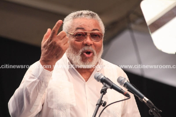 Former President Jerry John Rawlings