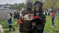 Kennedy Agyapong with daughter