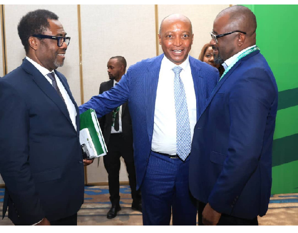 President Kurt Okraku with CAF executives