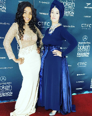 Benedicta Gafah, (Left)