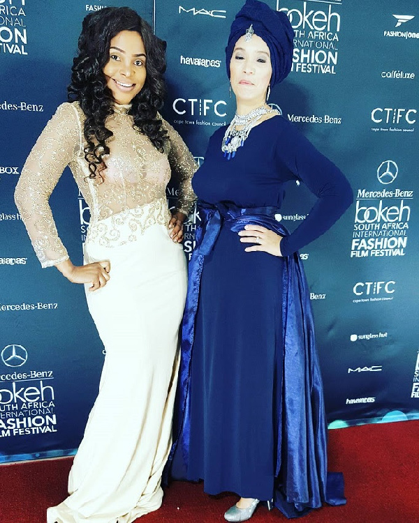 Benedicta Gafah, (Left)