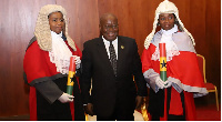 President, Justices Dorothy Ayodele Kingsly-Nyinah and Ama Sefenya Ayittey