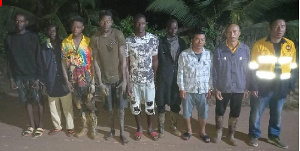 Galamsey suspects arrested at Asiama