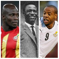 Stephen Appiah, Baba Yara and Junior Agogo