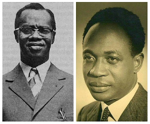 Dr Kofi Abrefa Busia and Dr Kwame Nkrumah