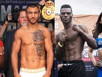 Vasiliy Lomachenko  and Richard Commey