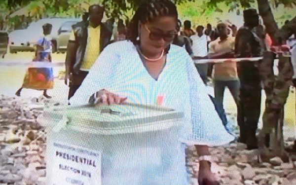 First Lady Lordina Mahama