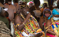 Nana Osore Krunku III, the Acting President and Kyidomhene of Nkomi Traditional Area