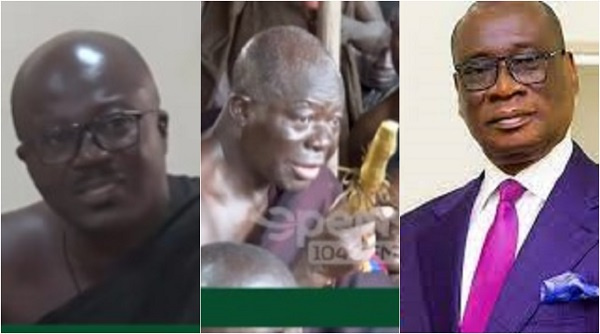 Hemanhene, Asantehene and Dr KK Sarpong