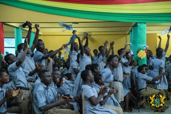 File Photo: Students in a jubilant mood