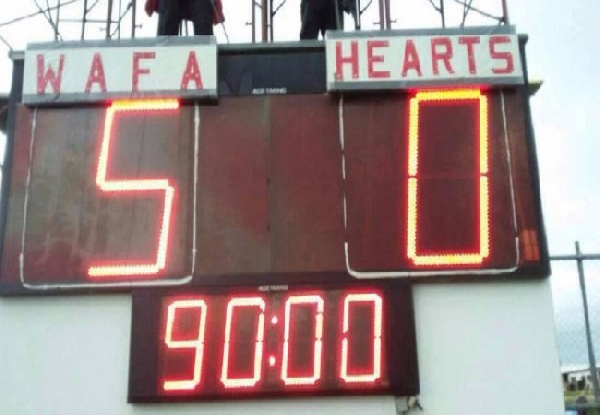 A file photo of a score board