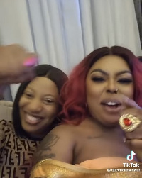 Diamond Appiah and Afia Schwarzenegger