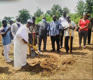 C.K Gyamfi SHS Sod Cutting