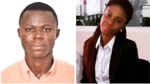 Peter Dadzie & Catherine Agbo Forson are outstanding students who graduated with First Class Honours