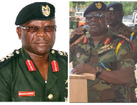 Major General Thomas Oppong-Peprah and Brigadier General JK Aphour