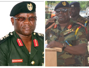 Major General Thomas Oppong-Peprah and Brigadier General JK Aphour