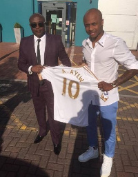 Abedi Pele was in charge of negotiations when Andre Ayew signed for Swansea