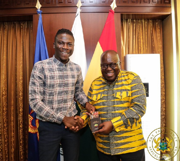 Stonebwoy and President Akufo-Addo