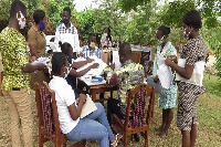 Some staff of the Nzema East Municipal Health Directorate