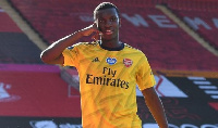 Arsenal forward, Eddie Nketaih