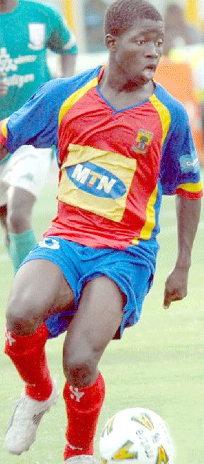 Torriq Jibril during his days at Hearts of Oak