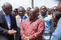 President Nana Addo Dankwa Akufo-Addo with Energy Minister, Boakye Agyarko