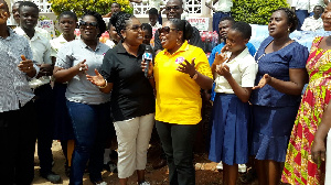 Tagoe Sisters donate to Mampong School for the Deaf