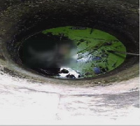 The little boy was found in the well