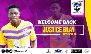 Midfielder, Justice Blay