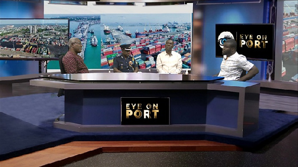 Panelists on the Eye on Port show