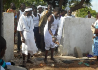 File photo: Libation is usually done by pouring alcohol on the ground