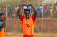 Asante Kotoko striker Kwame Poku