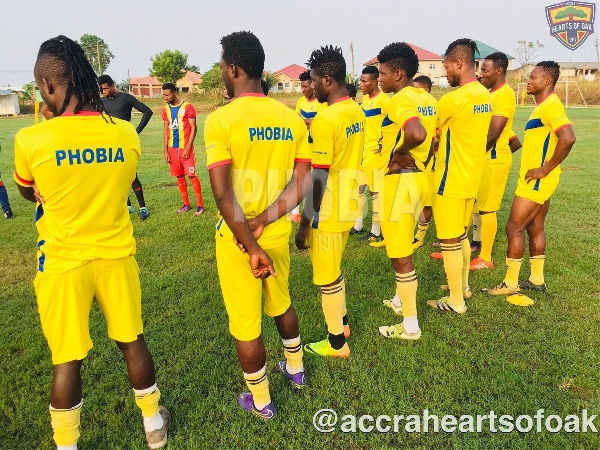 Hearts of Oak are on top of Zone B with 22 points after eleven games