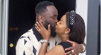 Nana Ama McBrown and her husband, Maxwell Mensah