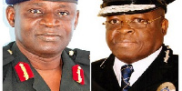 Lieutenant General Obed Akwa and James Oppong Boanuh