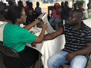 Residents of Amakom community were grateful for the chance to receive world-class medical attention