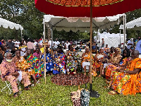 Some personalities clad in beautiful African fabrics