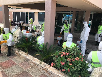 The disinfection of the hotels comes after some quarantined patients were released