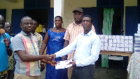 Assemblyman of Atuabo electoral area donates learning materials to schools