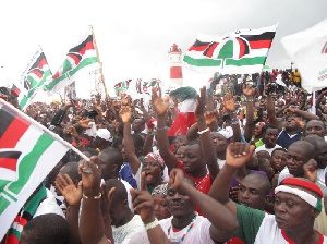 File photo of an NDC rally ground